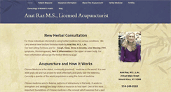 Desktop Screenshot of anatrazacupuncture.com